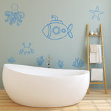 Underwater theme set | Wall decal - Adnil Creations