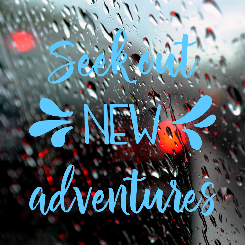 Seek out new adventures | Bumper sticker - Adnil Creations