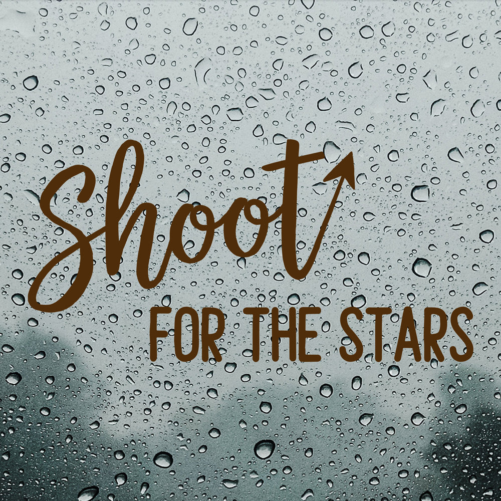 Shoot for the stars | Bumper sticker - Adnil Creations