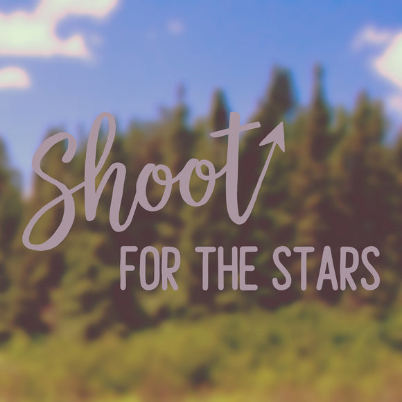 Shoot for the stars | Bumper sticker - Adnil Creations