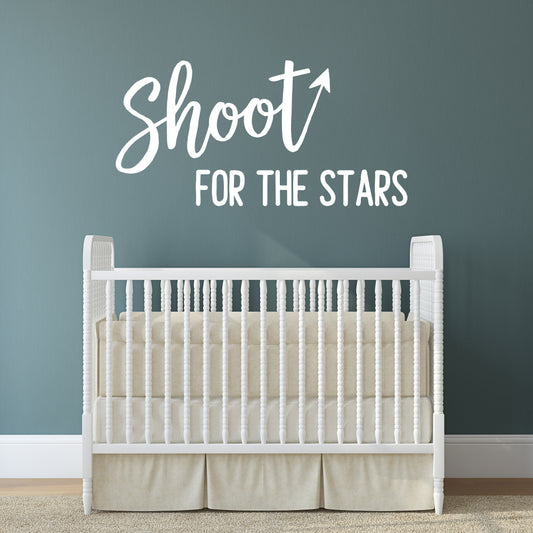Shoot for the stars | Wall quote - Adnil Creations