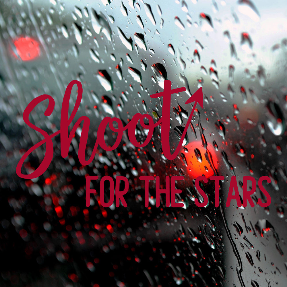 Shoot for the stars | Bumper sticker - Adnil Creations