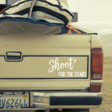 Shoot for the stars | Bumper sticker - Adnil Creations