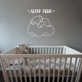 Sleep tight elephant | Wall decal - Adnil Creations
