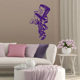 Mad hatter | Alice's adventures in Wonderland | Wall decal - Adnil Creations