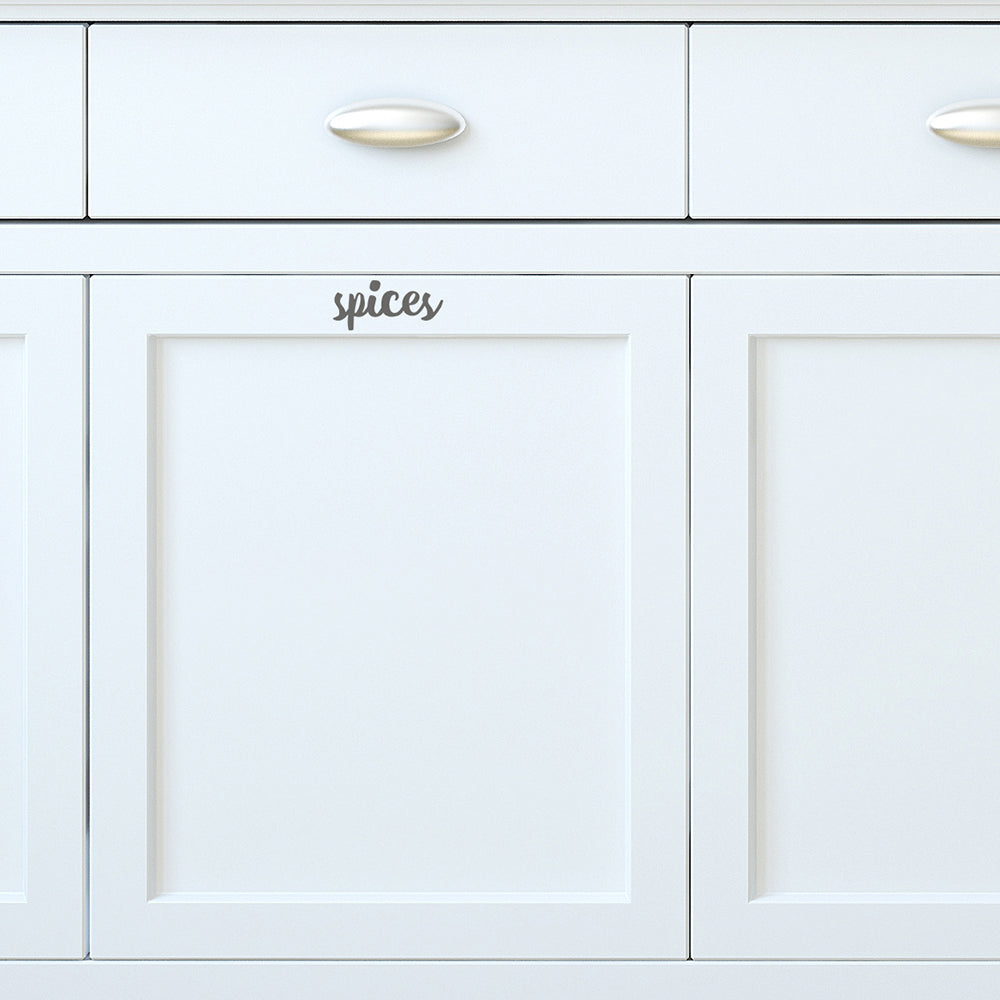 Spices | Cupboard decal - Adnil Creations