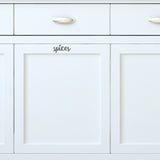 Spices | Cupboard decal - Adnil Creations