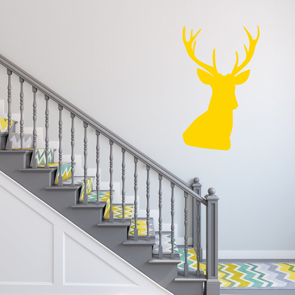 Stag head | Wall decal - Adnil Creations