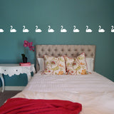 Set of 50 swans | Wall pattern - Adnil Creations