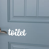 Toilet | Door decal - Adnil Creations