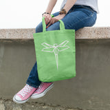 Geometric dragonfly | 100% Cotton tote bag - Adnil Creations
