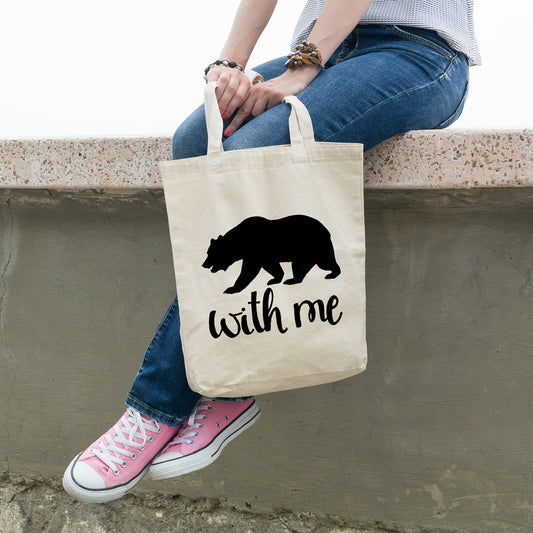 Bear with me | 100% Cotton tote bag - Adnil Creations