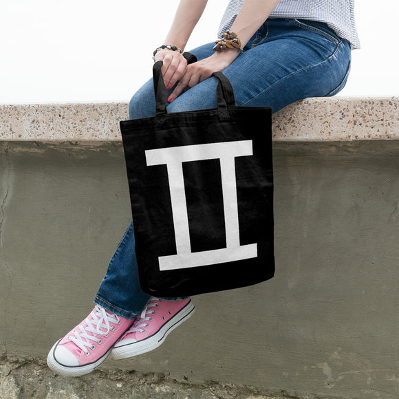 Gemini zodiac sign | 100% Cotton tote bag - Adnil Creations