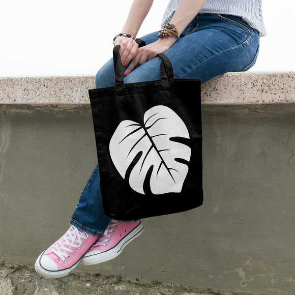 Monstera leaf | 100% Cotton tote bag - Adnil Creations
