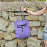 Geometric dragonfly | 100% Cotton tote bag - Adnil Creations