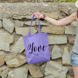 Love | 100% Cotton tote bag - Adnil Creations