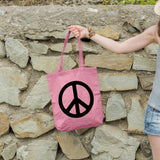 Peace sign | 100% Cotton tote bag - Adnil Creations