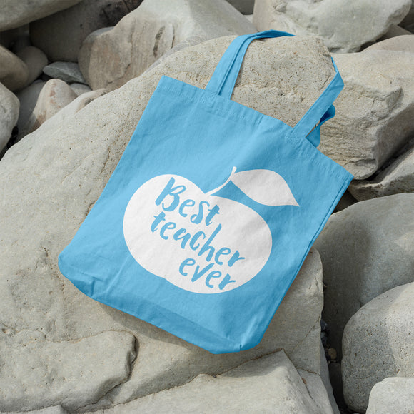 Best teacher ever | 100% Cotton tote bag - Adnil Creations