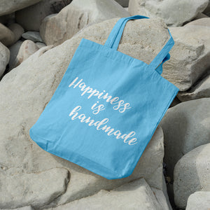 Happiness is handmade | 100% Cotton tote bag - Adnil Creations