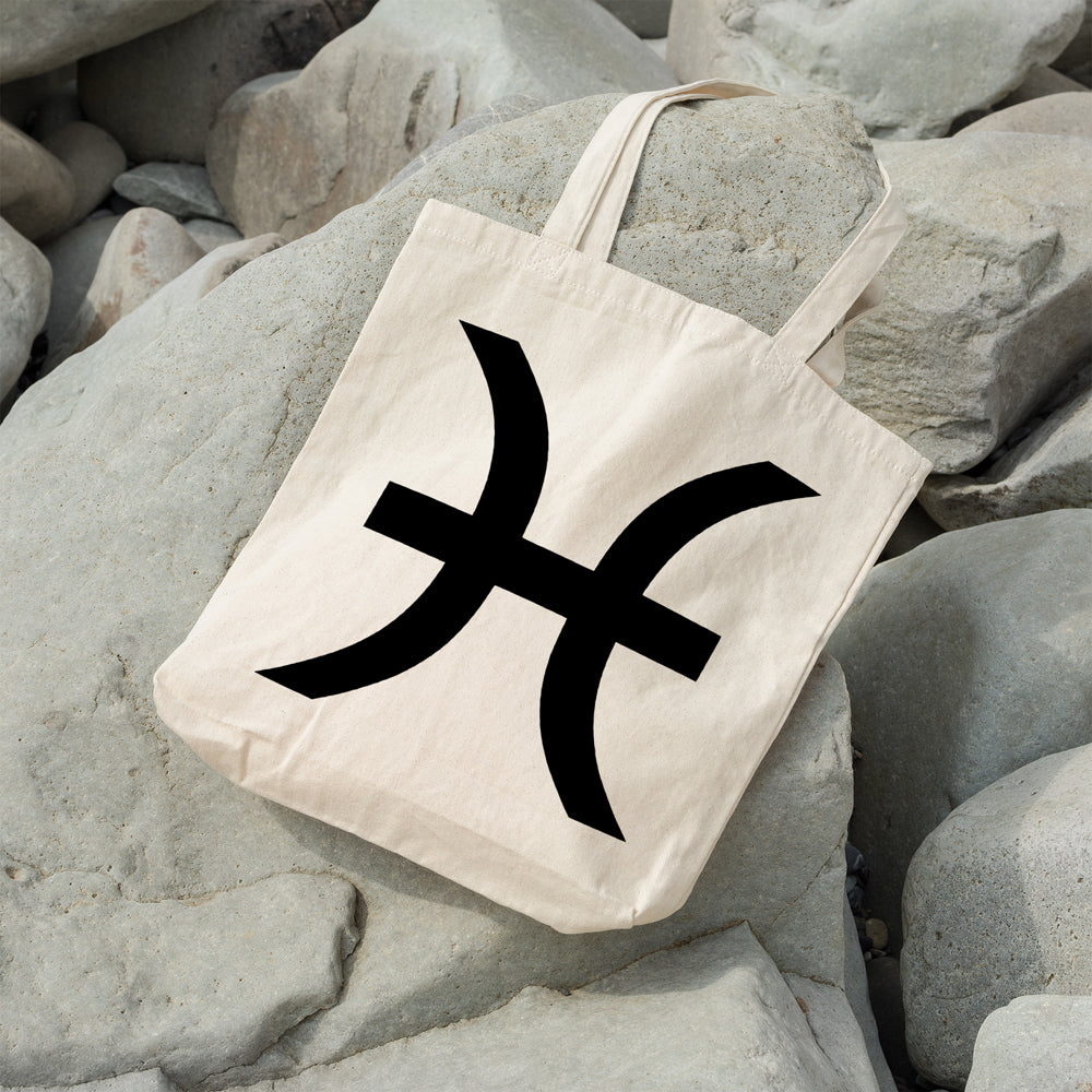 Pisces zodiac sign | 100% Cotton tote bag - Adnil Creations