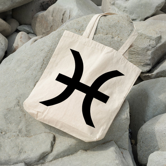 Pisces zodiac sign | 100% Cotton tote bag - Adnil Creations
