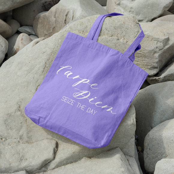 Carpe Diem | 100% Cotton tote bag - Adnil Creations