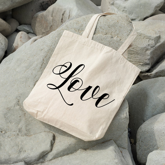 Love | 100% Cotton tote bag - Adnil Creations