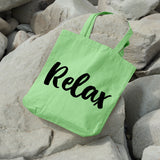 Relax | 100% Cotton tote bag - Adnil Creations