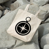 Magnetic compass | 100% Cotton tote bag - Adnil Creations