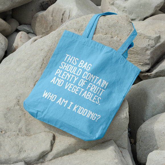 Who am I kidding? | 100% Cotton tote bag - Adnil Creations