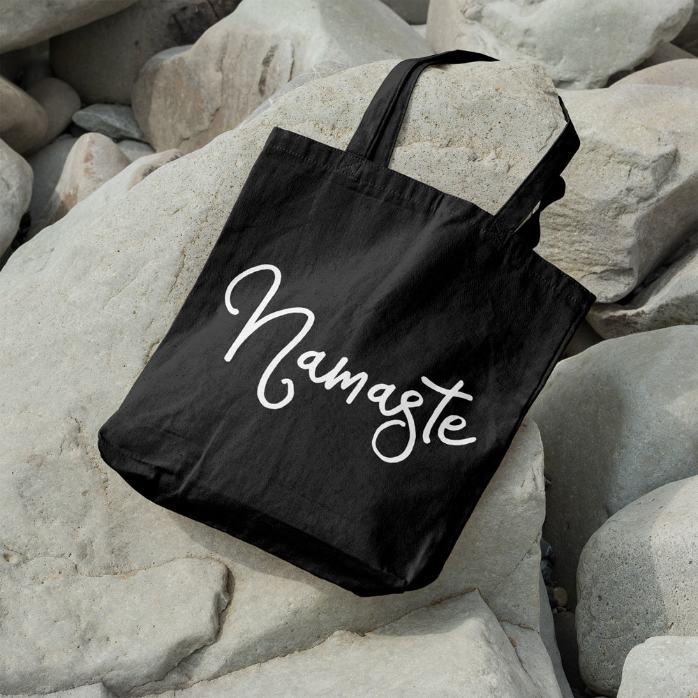 Namaste | 100% Cotton tote bag - Adnil Creations