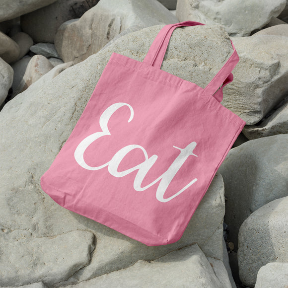 Eat | 100% Cotton tote bag - Adnil Creations