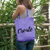 Create | 100% Cotton tote bag - Adnil Creations