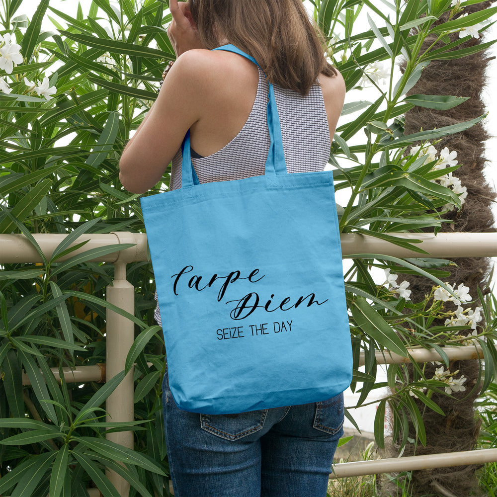 Carpe Diem | 100% Cotton tote bag - Adnil Creations