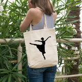 Ballet dancer | 100% Cotton tote bag - Adnil Creations