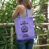 The world is your oyster | 100% Cotton tote bag - Adnil Creations