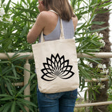 Lotus flower | 100% Cotton tote bag - Adnil Creations