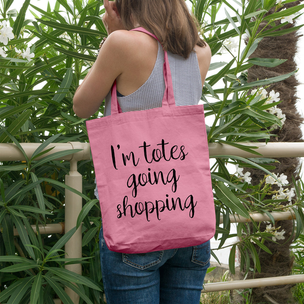 I'm totes going shopping | 100% Cotton tote bag - Adnil Creations