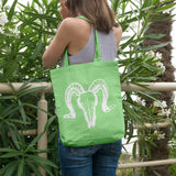 Ram skull | 100% Cotton tote bag - Adnil Creations