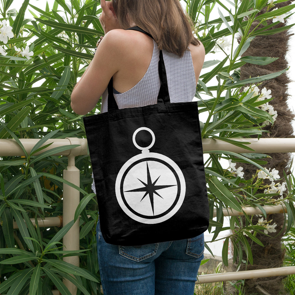 Magnetic compass | 100% Cotton tote bag - Adnil Creations