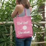 Knit fast die warm | 100% Cotton tote bag - Adnil Creations
