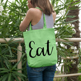 Eat | 100% Cotton tote bag - Adnil Creations