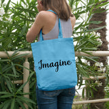 Imagine | 100% Cotton tote bag - Adnil Creations
