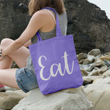 Eat | 100% Cotton tote bag - Adnil Creations