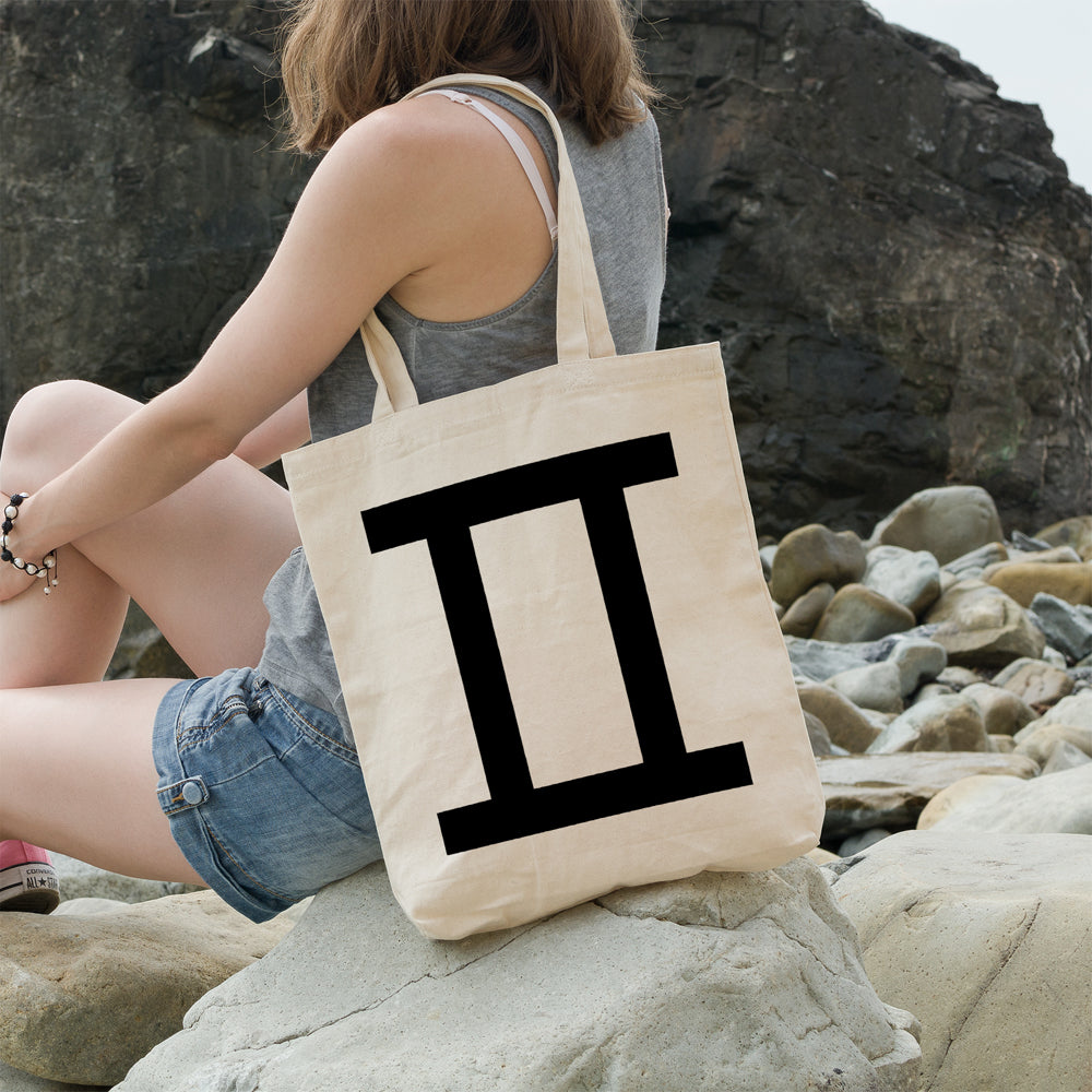 Gemini zodiac sign | 100% Cotton tote bag - Adnil Creations