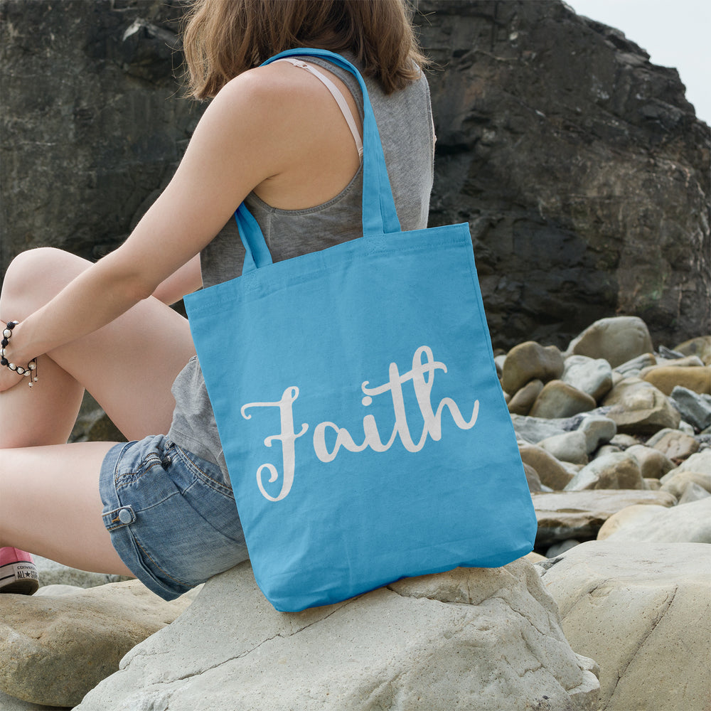 Faith | 100% Cotton tote bag - Adnil Creations