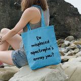 Do misplaced apostrophe's annoy you? | 100% Cotton tote bag - Adnil Creations