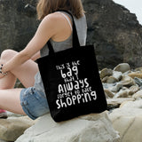This is the bag that I always forget to take shopping | 100% Cotton tote bag - Adnil Creations