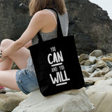 You can and you will | 100% Cotton tote bag - Adnil Creations