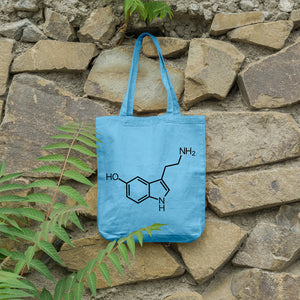 Serotonin molecule | 100% Cotton tote bag - Adnil Creations